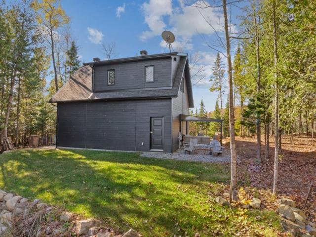 Vue arrière du chalet