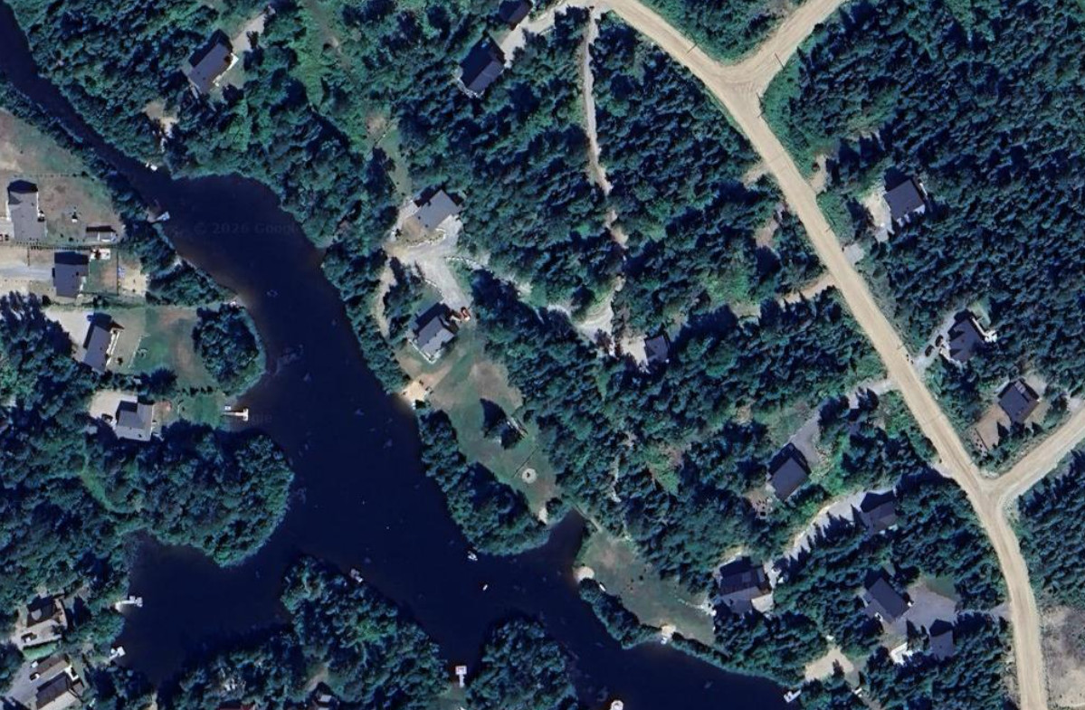 Vue satellite du secteur du chalet — 161 rue Éliette, Saint-Côme, QC, Canada